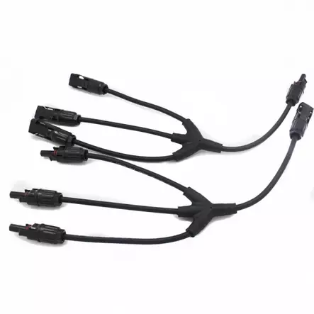 haaroitusjohto kolmen paneelin välille - MC4 liittimet ja kaapelit - 6438168097534 - 1