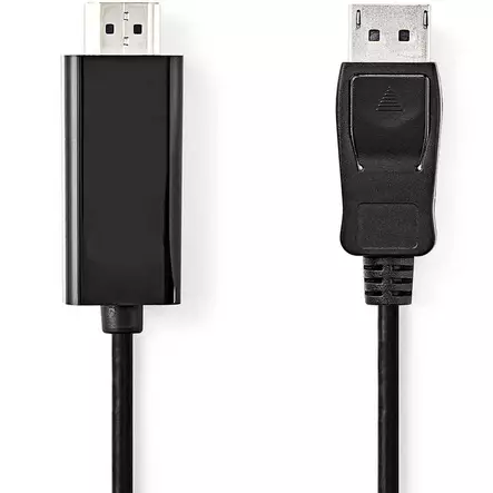 Displayport kaapeli uros liitäntään hdmi näytölle - HDMI-, USB- ja datakaapelit - 5412810288564 - 1