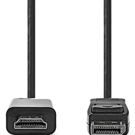 Displayport to hdmi kaapeli full hd signaalille - HDMI-, USB- ja datakaapelit - 5412810288564 - 2