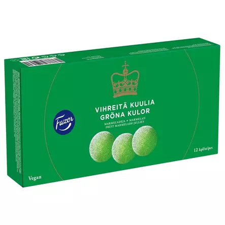 fazer vihreä kuula boksi - Suklaalevyt ja konvehdit - 6411401042324 - 1
