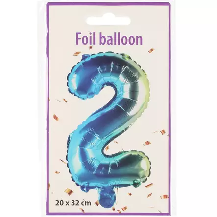 Foil balloon number two - Aktiivilelut - 6410416333984 - 2