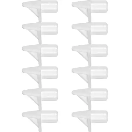 Pisla 666 hyllynkannatin 5mm 12kpl - Hyllykiskot, hyllykannattimet ja putket - 6414671025684 - 1