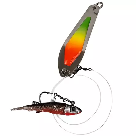 Jasu pelti rst 70 mm ja puru jigi 4 cm - Pilkkimorrit, pilkkivärikoukut ja koukut - 6430079384024 - 1