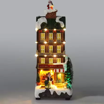 Joulukylä pienoismalli lelukauppa miniatyyri - Joulukoristeet - 8721037049924 - 2