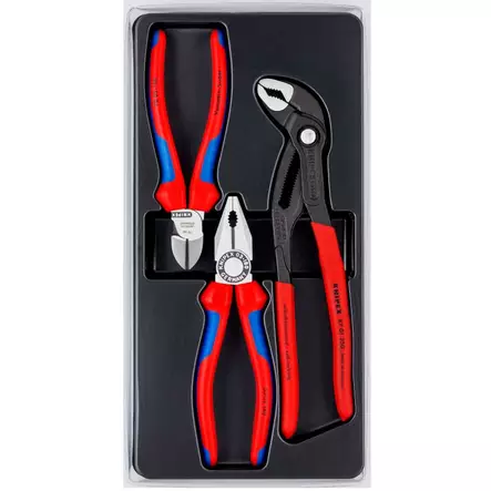 Knipex bestseller sarja 3 os - Putkipihdit ja pulttisakset - 4003773073994 - 1