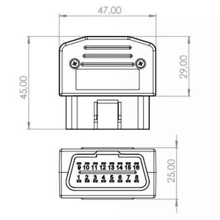 XXB dongle mitat - Lisävalon tarvikkeet ja johtosarjat - 6438255400704 - 2