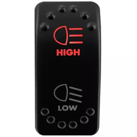 Kytkin rocker led on off on 12 24v pun - Auton katkaisimet - 6438471349894 - 1