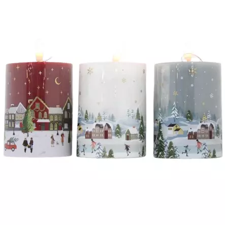 Led kynttilä jouluteema - Led-kynttilät - 8721037605984 - 1