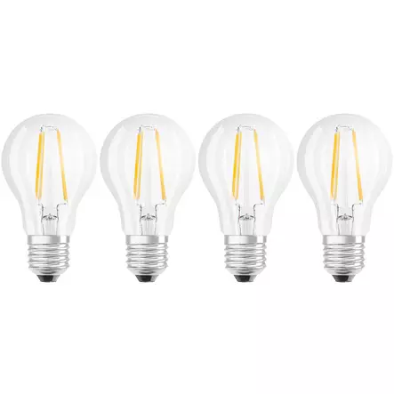 led lamppu filament 4 kpl E27 - Filamenttilamput - 6438168104614 - 1