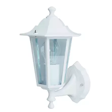 valkoinen lyhtyvalo alakiinnitys - Ulkoseinävalaisimet ja terassivalot - 6430028860654 - 1