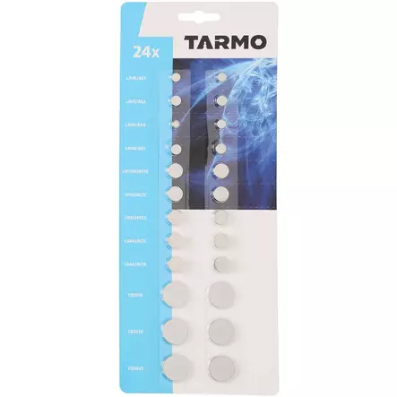 nappiparistolajitelma 24 kpl tarmo - Erikoisparistot ja nappiparistot - 6410413208414 - 1