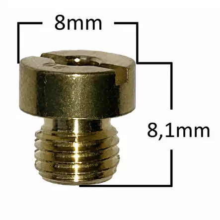 Pääsuutin dellorto # 86 pyöreä 6mm - Crossin ja mopon suuttimet - 4250362475404 - 1