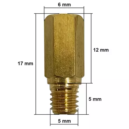 Kuuskantti pääsuutin 162 - Crossin ja mopon suuttimet - 6419774007254 - 1