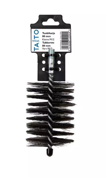 Tuubiharja 80mm M12 - Nuohousharjat ja harjanvarret - 6416096122924 - 1