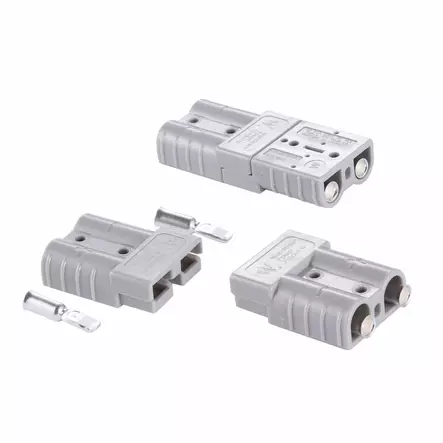 Virtaliitin 50A pikaliitin 2-nap. pari - Autosähköliittimet - 648776566054 - 3