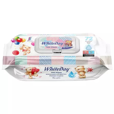 Kosteuspyyhe iso pakkaus 72kpl kostea puhdistuspyyhe - Henkilökohtainen hygienia - 8681242204214 - 1