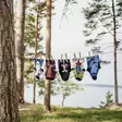 Tummat lasten muumi sukat kuivumassa narulla - Sukat ja vyöt - 6416844170634 - 3