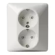 ABB 302EUJP jussi pistorasia 2 osainen uppo - Pistorasiat - 6418677334924 - 2