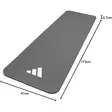 Adidas fitnessmatto 173x61cm 7mm grey - Kuntoiluvälineet - 885652010214 - 6