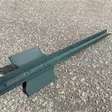 Vihreä aitatolppa metallia 130cm - Aitatolpat ja aitatolpan hatut - 6438168118284 - 3