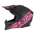 AMOQ Meteor V2 Motocross ja enduro kypärä musta/pinkki koko L - Motocross ja enduro kypärät - 6438235248814 - 3
