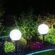 Aurinkokennovalo valkoinen pallo - Aurinkokennovalaisimet - 6410413278554 - 2