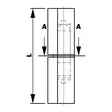 Nostosarana 120mm 2kpl hitsattavaan kiinnitykseen - Saranat - 6418914924284 - 3
