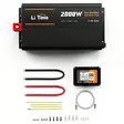 Siniaaltoinvertteri litime 2000w pakkaussisältö - Auton invertterit - 6438471341584 - 1