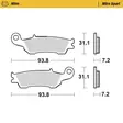 Jarrupalat Yamaha YZ250F eteen Nitro Racing - Motocrosspyörien ja endurojen jarrupalat - 6438471311464 - 2