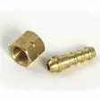 KAASULIITIN 6,3mm 1/4" BSP VASEN KIERRE - Tohot, paineensäätimet ja kaasuliittimet - 6438471001334 - 2