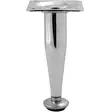 pisla kalustejalka trumpetti 200 mm kromi - Kalustejalat ja kalustesuojat - 6414676005964 - 1