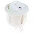 Keinukytkin 12 24 v on off 2 pin valkoinen pyöreä - Auton katkaisimet - 6438471272444 - 1