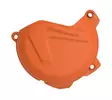 Kytkinkopan suoja Polisport KTM/Husqvarna 12-16 oranssi - Moottorin suojamuovit Motocross ja enduro - 6438471338904 - 2