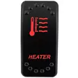 Kytkin rocker led 12 24v 5pin led on off heater - Auton katkaisimet - 6438471349924 - 1