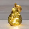 Lasi päärynä led - Pöytävalokoristeet - 6410416574004 - 2