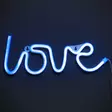 Led neonvalo tekstillä love - Led-nauhat ja led-listat - 6410416480824 - 1