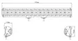Led lisävalopaneeli 384W Flood - Työvalot - 109-85384 - 3