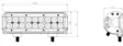 Led lisävalopaneeli 54W 9" Combo Kinwons - Lisävalot - 109-8754 - 3