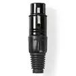 Nedis xlr laiteliitin suora naaras - Autosähköliittimet - 5412810296484 - 1