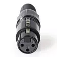 Kestävä 3 napainen xlr naarasliitin - Autosähköliittimet - 5412810296484 - 3