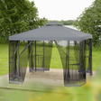 paviljonki barcelona harmaa - Paviljongit ja pergolat - 6438168065304 - 1