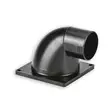 kulmalähtö 90 astetta 45mm - Veneen ilmanvaihto - 9000-19334 - 1