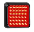 Takavalo led punainen 100x100x28mm - Peräkärryn takavalot  - 9335962009954 - 2