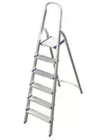 Alumiinitikkaat 193,5cm 6 askelmaa - Porrasjakkarat ja A-tikkaat - 6438140521064 - 2