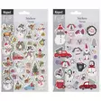 Kapel hobby xmas lumiukkotarrat tuovat iloista joulutunnelmaa kortteihin ja lahjoihin - Askartelutarvikkeet - 6410416492384 - 2