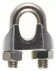 Vaijerilukko 3/8"-10mm WIP 2kpl - Vaijerin kiinnitystarvikkeet - 4056807018614 - 1