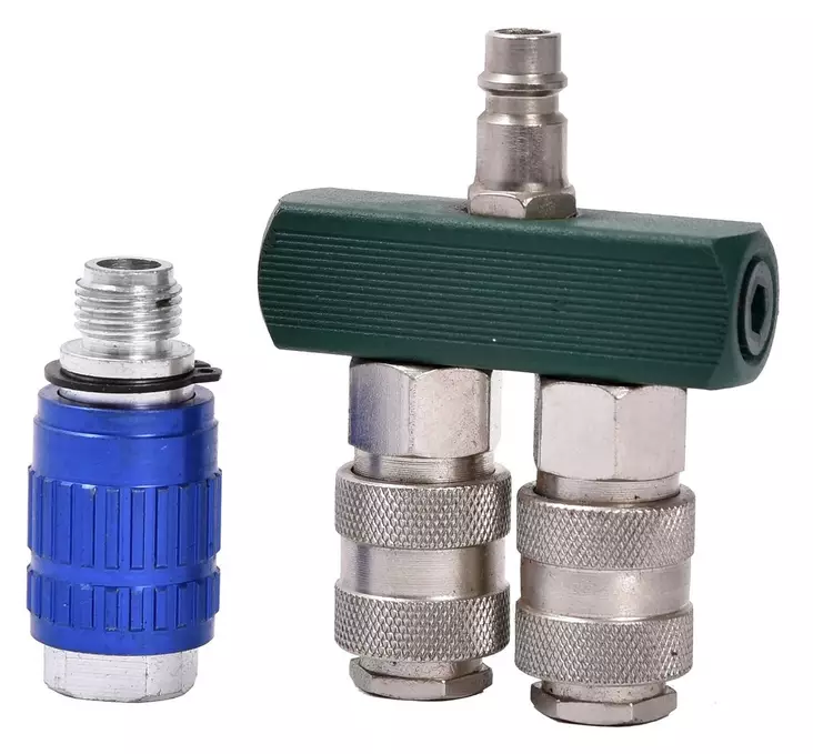 Jakotukki paines=C3=A4=C3=A4timell=C3=A4 - Paineilmaliittimet - 6438152030004 - 2