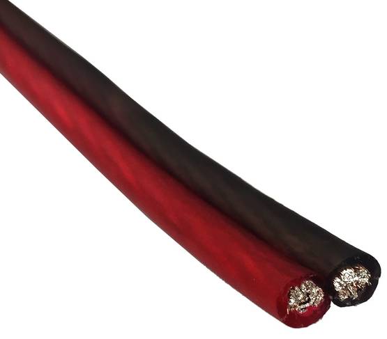 Johto 2x6,00mm2 / 1m metritavara kaiutinkaapeli - Kaiutinjohdot ja virtakaapelit - 6430042122424 - 2