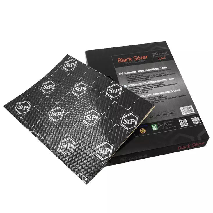 Vaimennusmatto Black Silver Door 1,8mm - Auton vaimennusmatot - 4620756521954 - 1