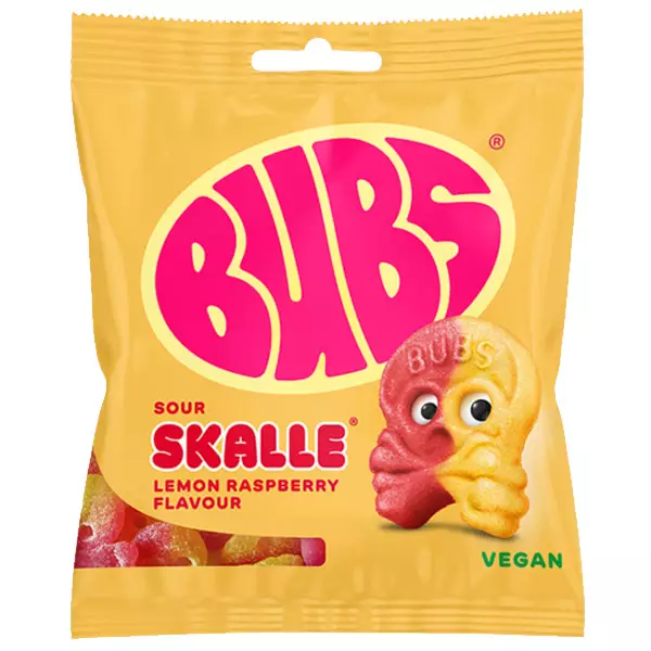Bubs lemon rasberry - Karkkipussit  - 57393077200014 - 1